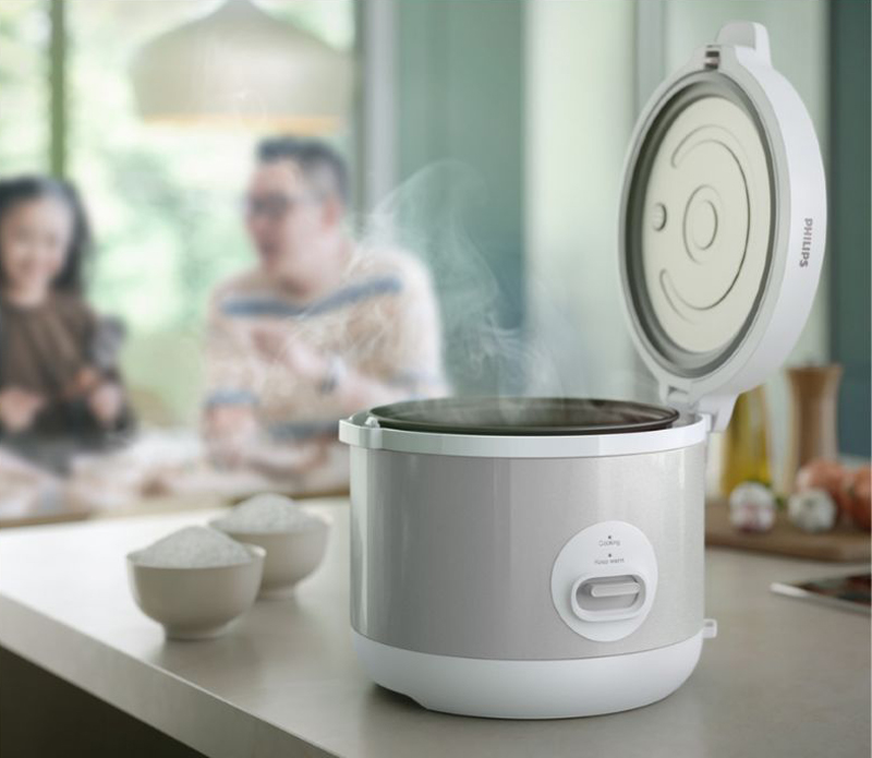 Nồi cơm điện nắp gài Philips HD3008/30 - 1.8 lít - Hàng chính hãng