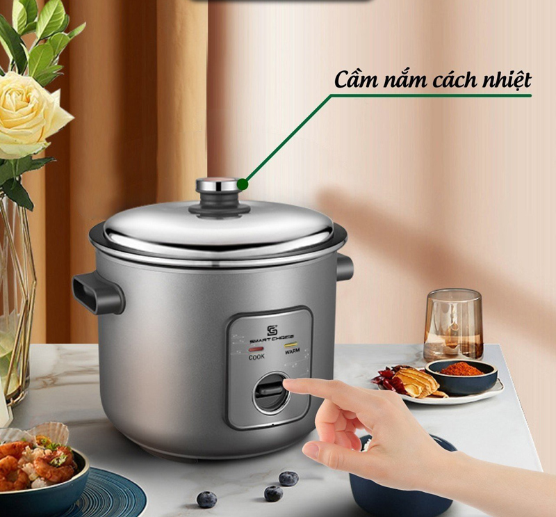 Nồi cơm điện nắp rời SmartChoice SCG-RC7001. - Hàng chính hãng