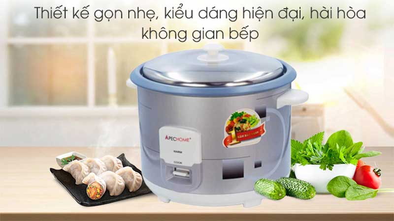 Nồi cơm điện nắp rời Apechome APH-RC28S - Hàng chính hãng