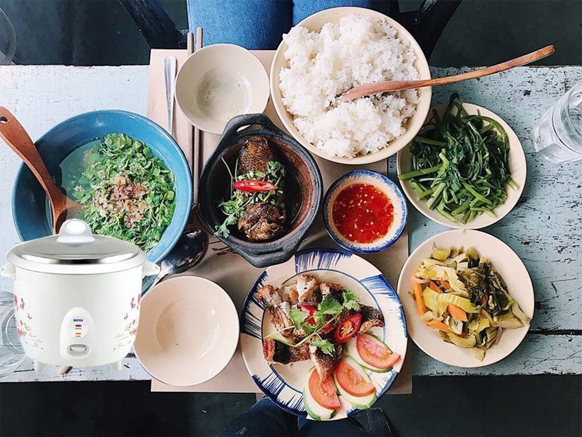 Nồi cơm điện nắp rời Matika MTK-RC1212 - Hàng chính hãng