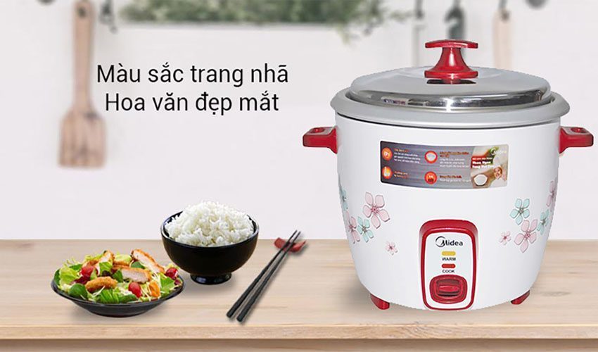 Ứng dụng của Nồi cơm điện nắp rời Midea MR-GM22SC
