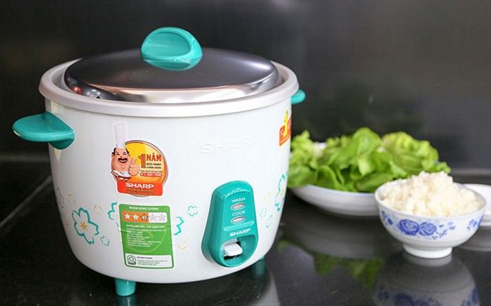 Nồi cơm điện Sharp KSH-211V - Thương hiệu Nhật Bản - Hàng chính hãng