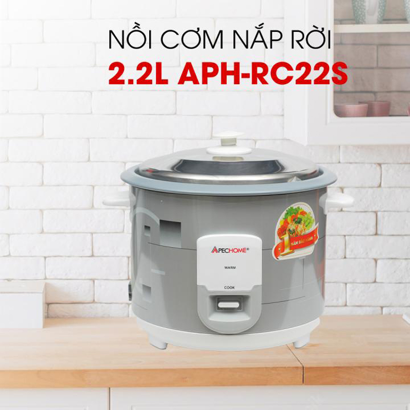 Nồi cơm điện nắp rời Apechome APH-RC22S - Hàng chính hãng