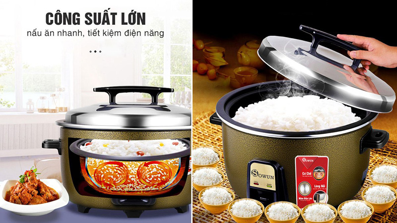 Nồi cơm điện công nghiệp Sowun 14L SW6922 - Hàng chính hãng