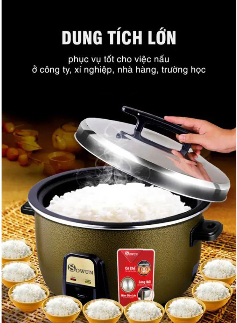 Nồi cơm điện công nghiệp Sowun 14L SW6922 - Hàng chính hãng