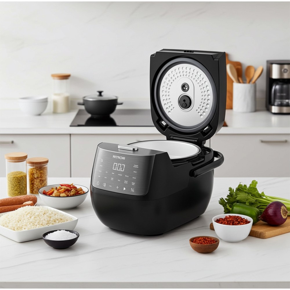 Nồi cơm điện tử Hitachi 1.8 lít RZ-S18VN BK - Hàng chính hãng