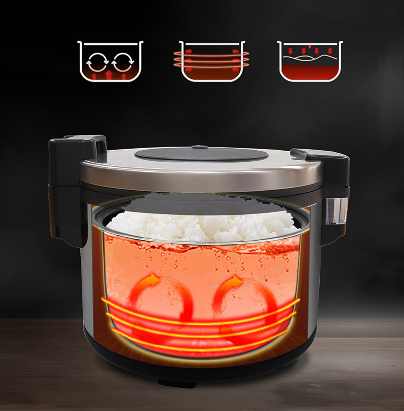 Nồi cơm điện tử công nghiệp Sharp 5.4 lít KS-5400V-ST - Hàng chính hãng