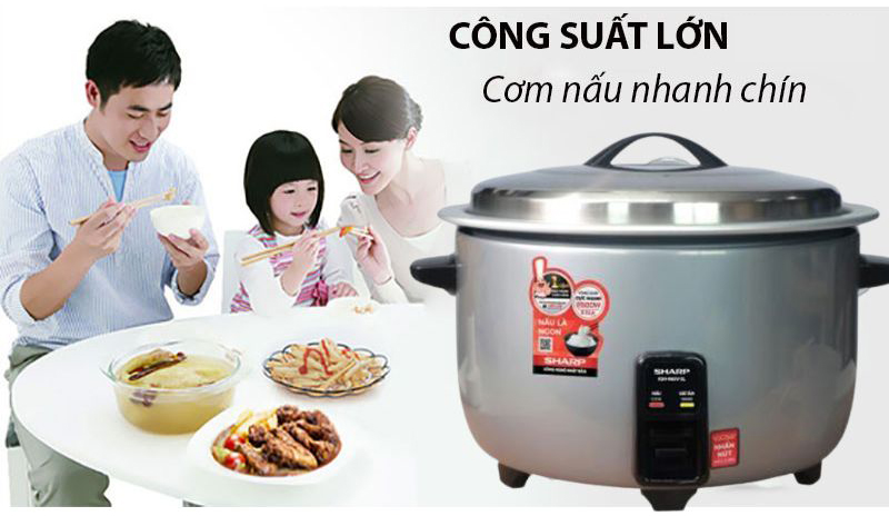 Nồi cơm công nghiệp Sharp 7.8 lít KSH-H78V-SL - Hàng chính hãng