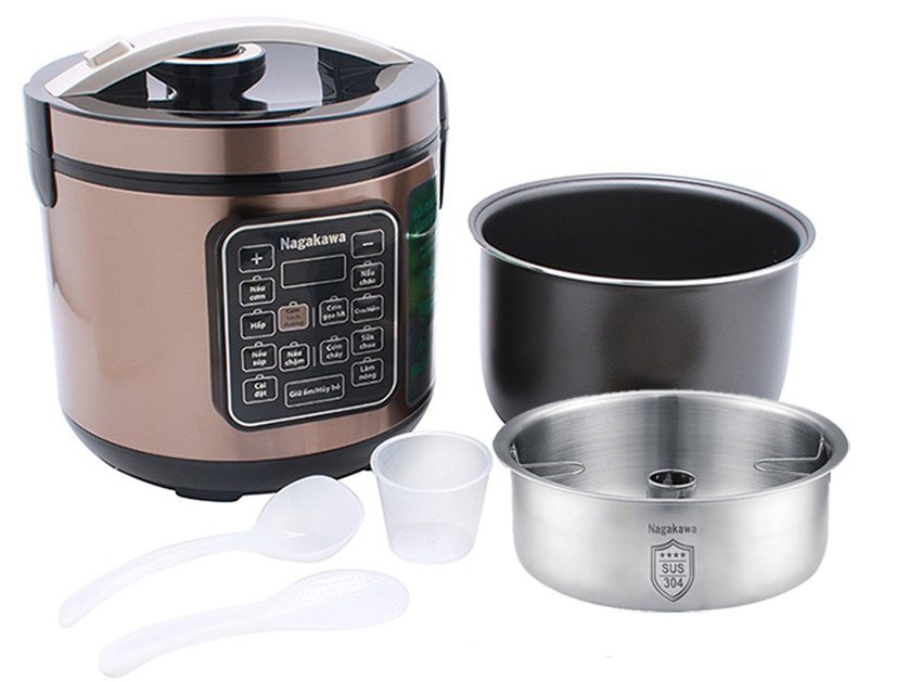 Nồi cơm điện tách đường 1.8L Nagakawa NAG0120 - Hàng chính hãng