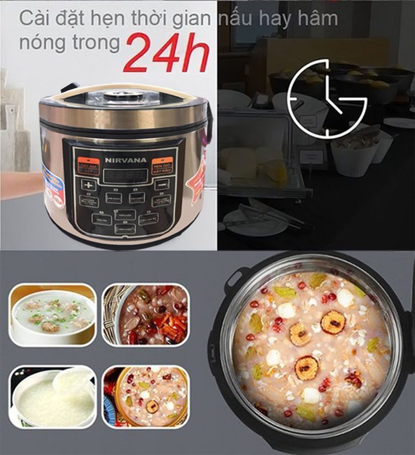 Nồi cơm điện tách đường Nirvana MD-001 1.8l - Hàng chính hãng