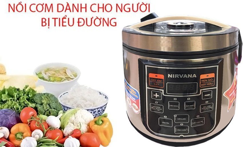 Nồi cơm điện tách đường Nirvana MD-001 1.8l - Hàng chính hãng