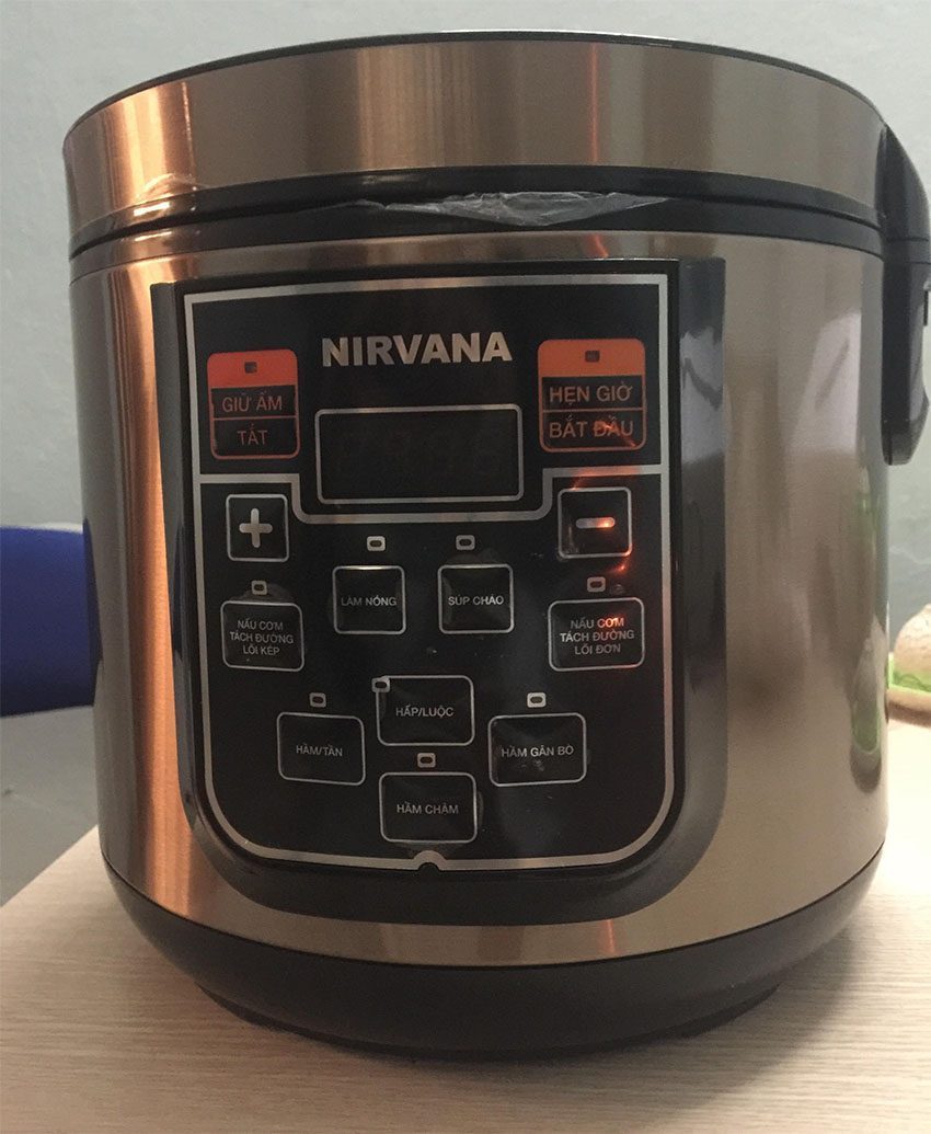 Nồi cơm điện tách đường Nirvana MD-001 1.8l - Hàng chính hãng