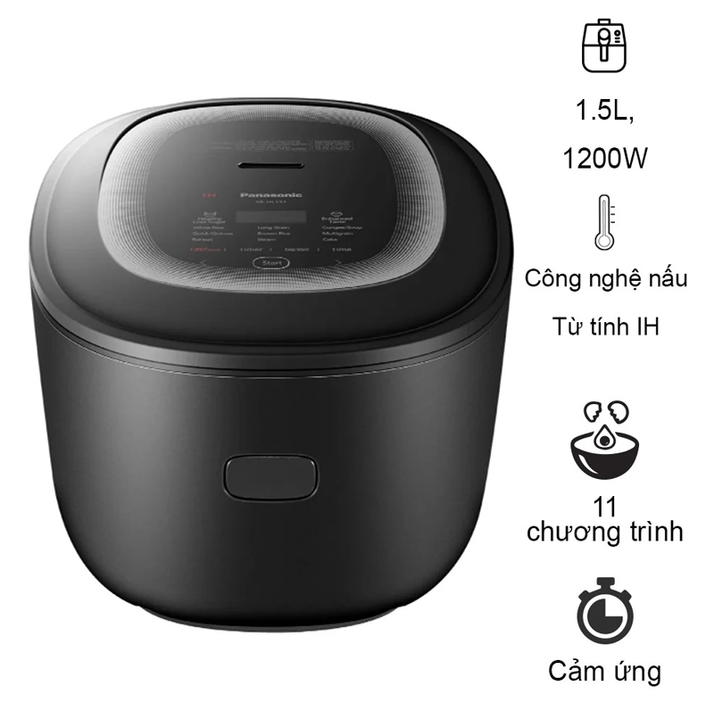 Nồi cơm điện tách đường Panasonic SR-HL151KRA - Hàng chính hãng