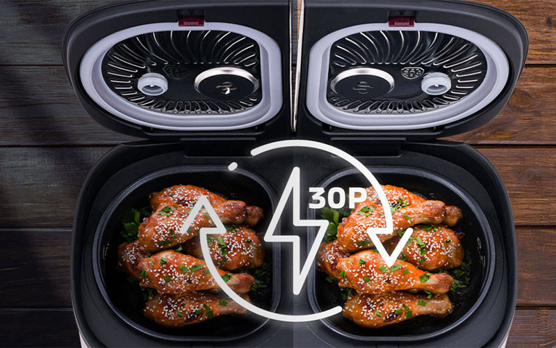 Nồi cơm điện tử 2 ngăn Sharp KN-TC50VN-SL - Hàng chính hãng