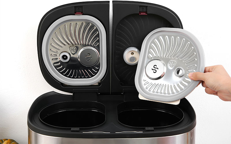 Nồi cơm điện tử 2 ngăn Sharp KN-TC50VN-SL - Hàng chính hãng