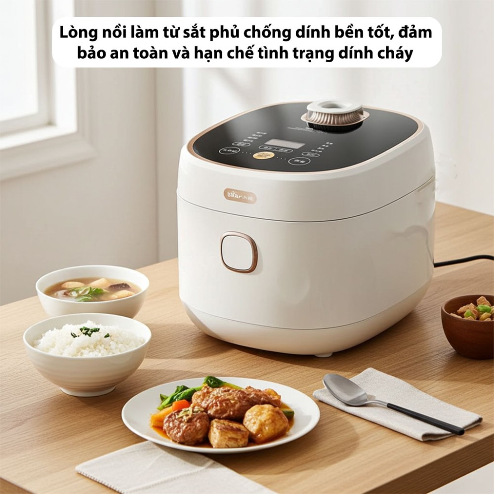 Nồi cơm điện tử Bear 1 lít DFB-C30D1 - Hàng chính hãng