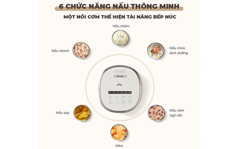 Nồi cơm điện tử Bear SB-NC30A - Hàng chính hãng
