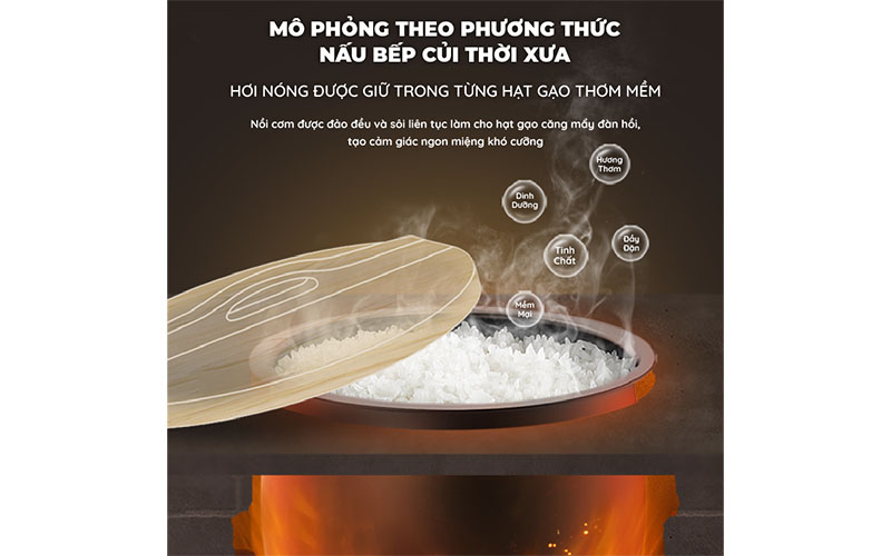 Công nghệ nấu của Nồi cơm điện tử Bear SB-NC30B