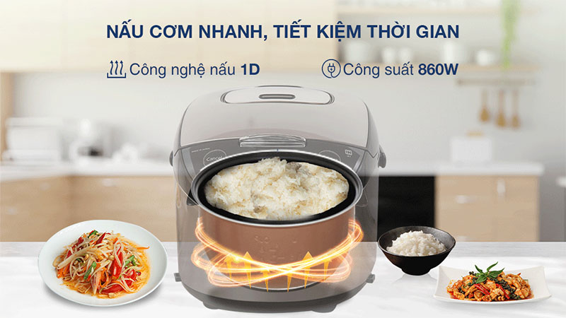 Nồi cơm điện tử BlueStone 1.5 lít RCB-5946 - Hàng chính hãng