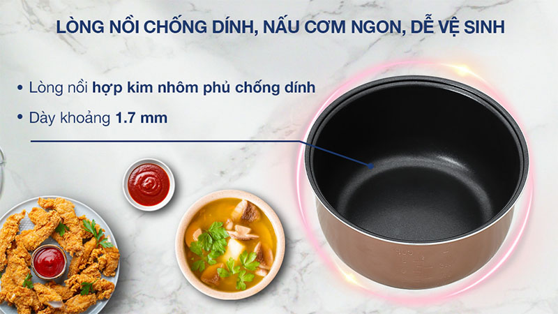 Nồi cơm điện tử BlueStone 1.5 lít RCB-5946 - Hàng chính hãng