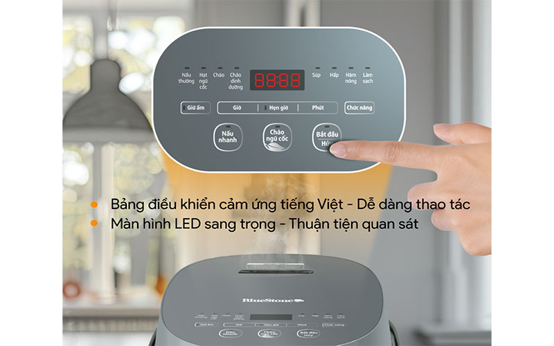 Nồi cơm điện tử BlueStone RCB-5947 - Hàng chính hãng