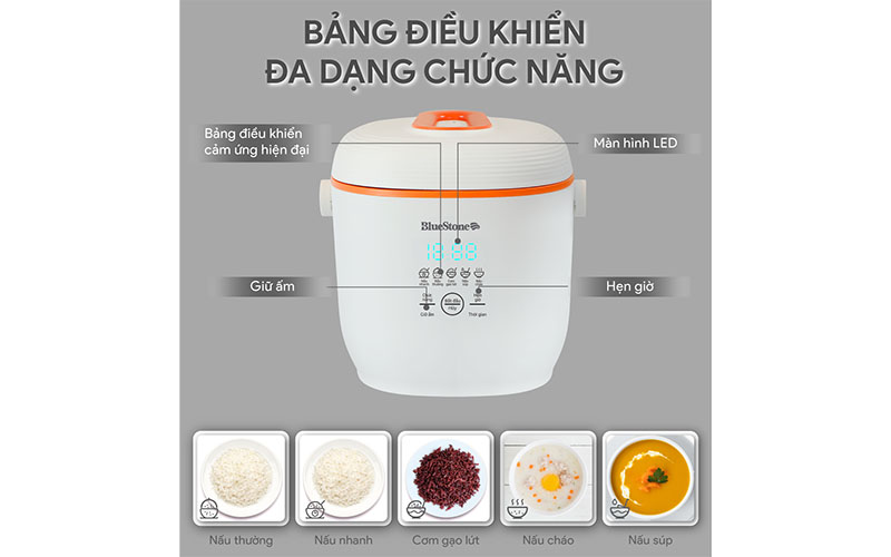 Nồi cơm điện tử Bluestone RCB-5928 - Hàng chính hãng