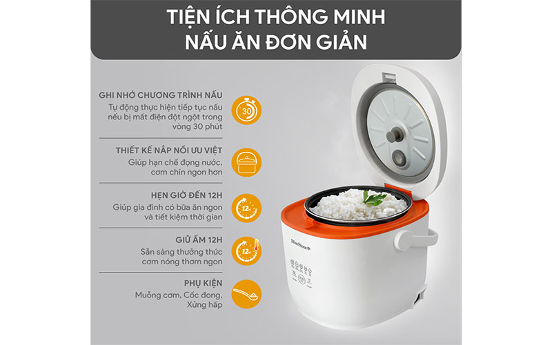 Nồi cơm điện tử Bluestone RCB-5928 - Hàng chính hãng