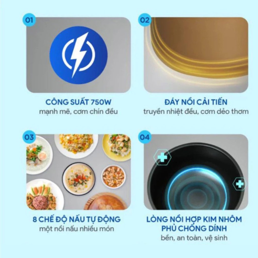 Tính năng nổi bật của Nồi cơm điện tử Bluestone RCB-5935