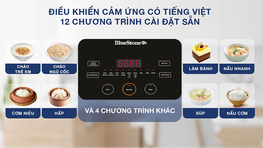 Nồi cơm điện tử Bluestone RCB-5949 - Hàng chính hãng