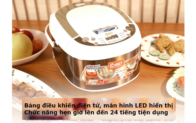 Nồi cơm điện tử Comet CM8087 - Hàng chính hãng