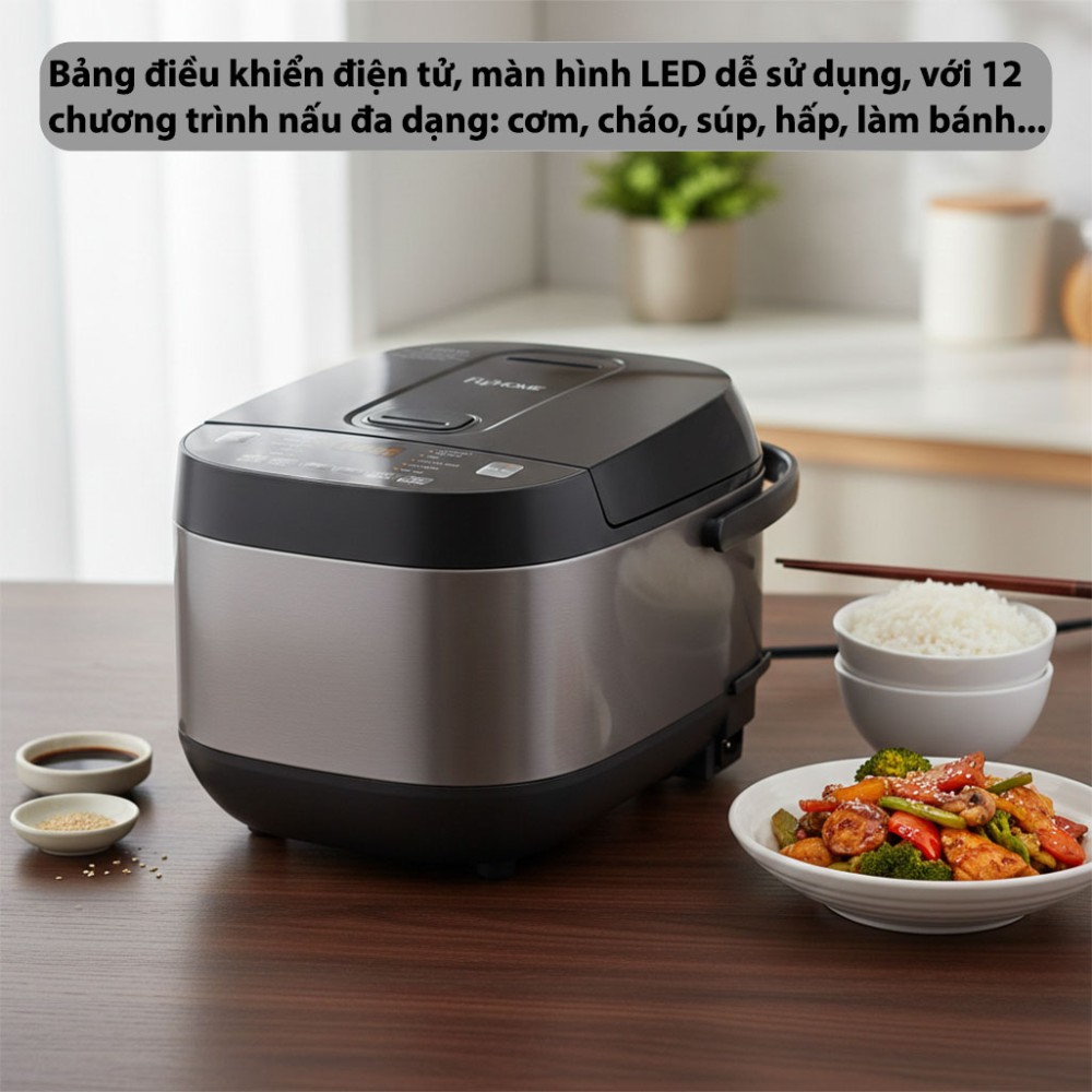 Nồi cơm điện tử Fujihome RC18G - Hàng chính hãng