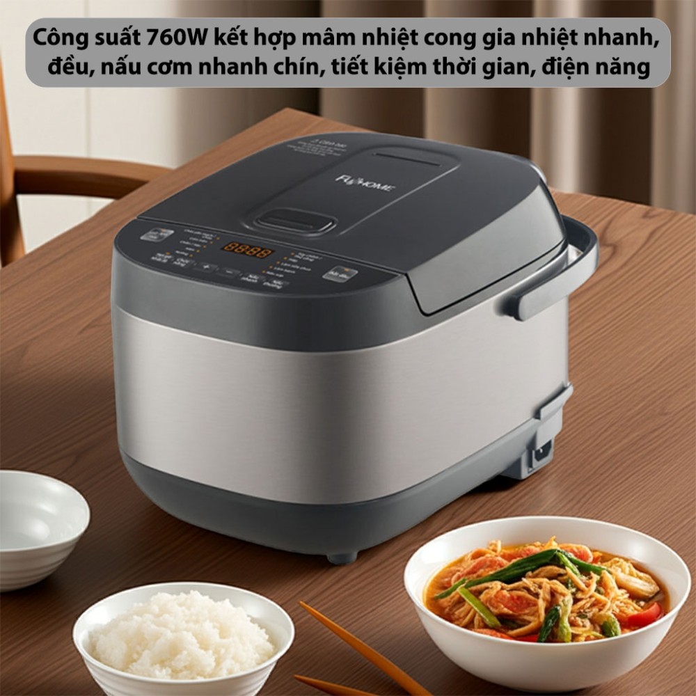 Nồi cơm điện tử Fujihome RC18G - Hàng chính hãng