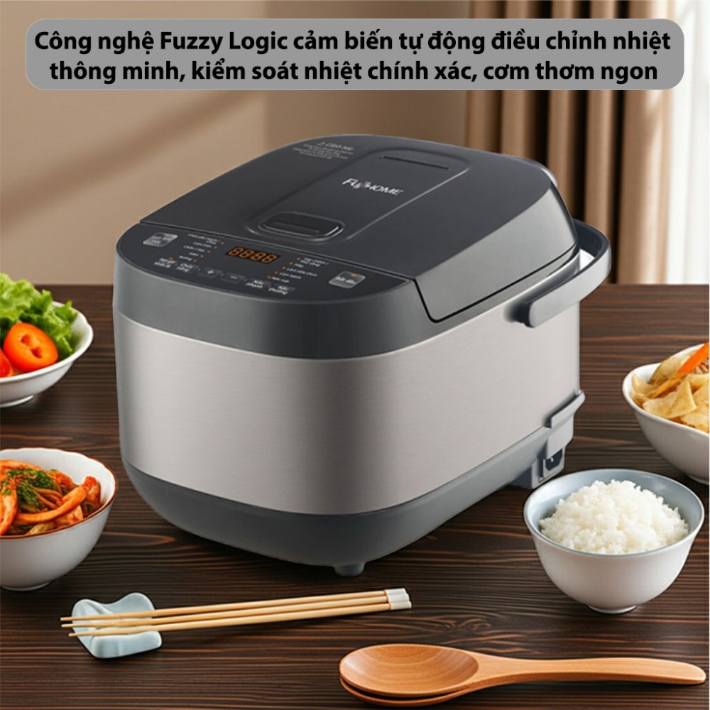 Nồi cơm điện tử Fujihome RC18G - Hàng chính hãng