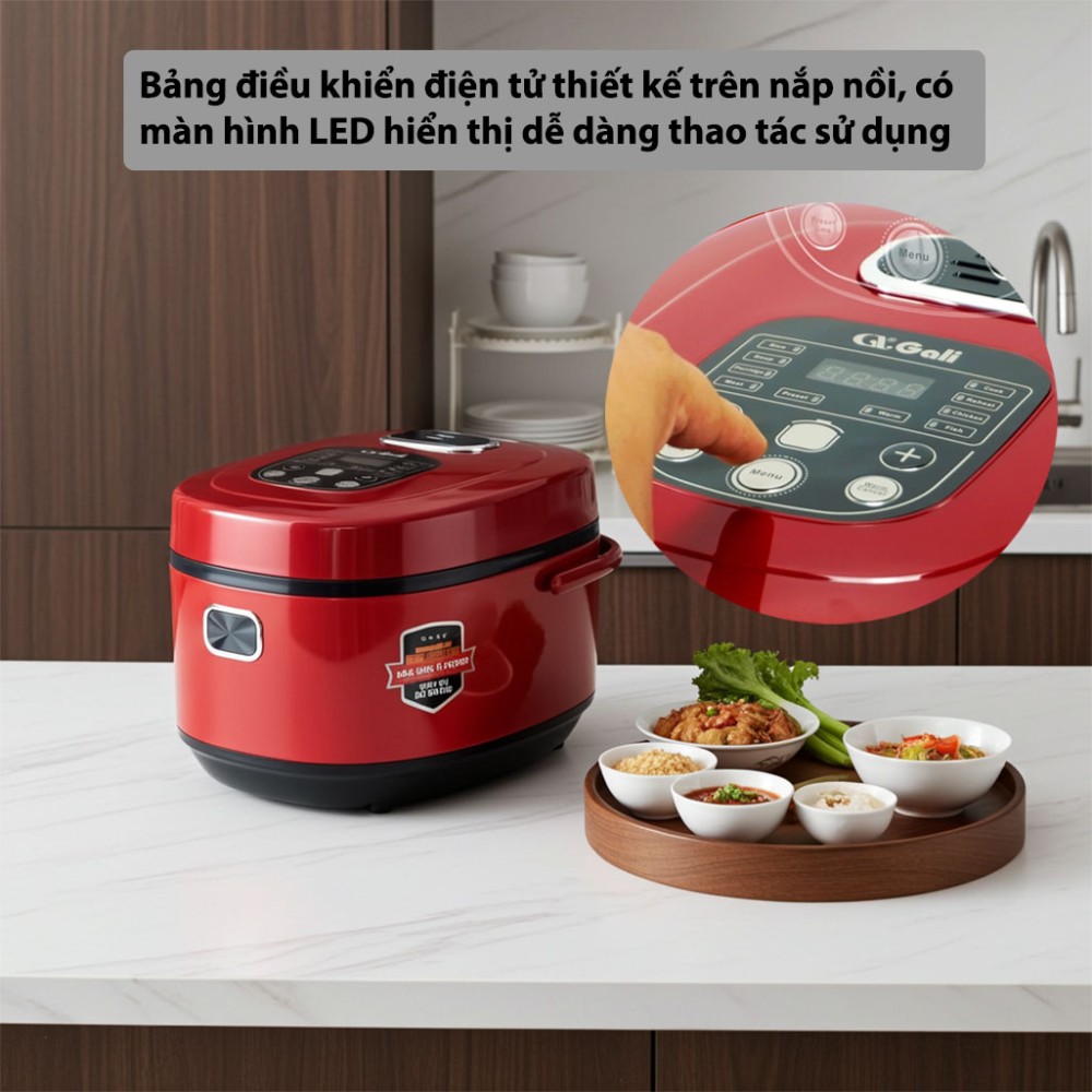 Nồi cơm điện tử Gali GL-1718C - Hàng chính hãng