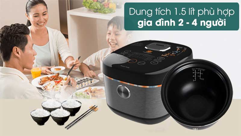 Nồi cơm điện tử Hawonkoo RCH-150-BA - Hàng chính hãng