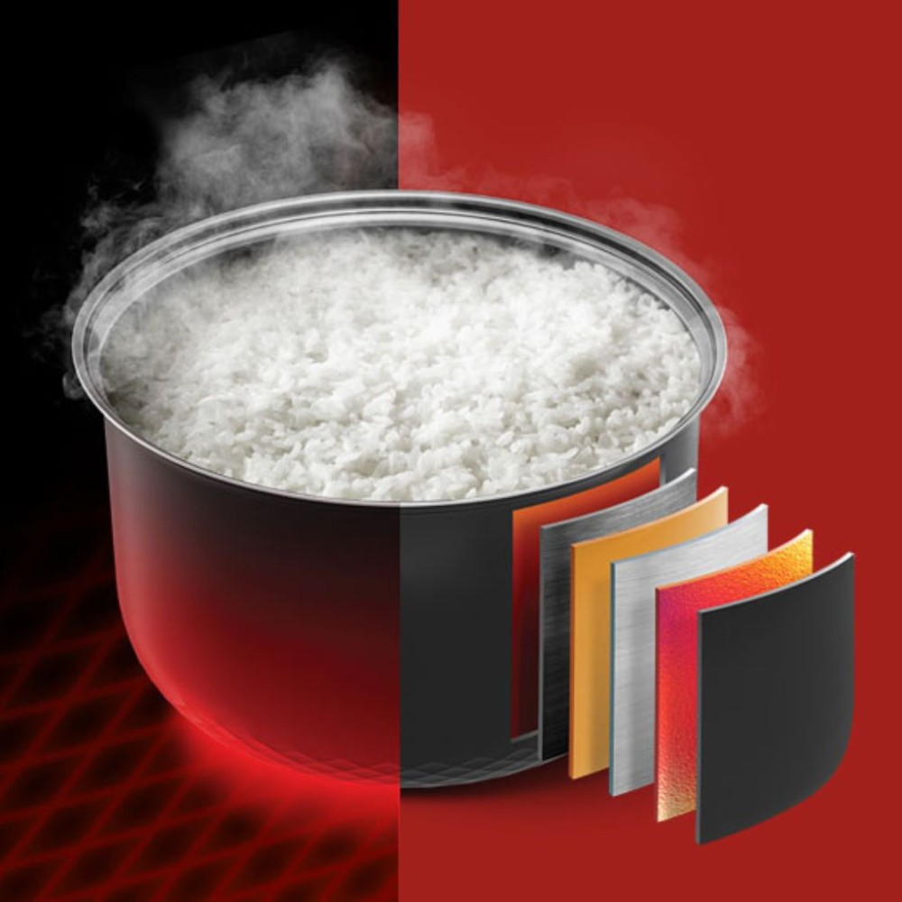 Nồi cơm điện tử Hitachi RZ-R18XN W - Hàng chính hãng