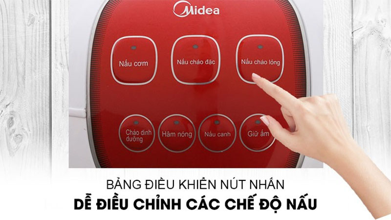 Nồi cơm điện tử Midea MB-FS1617 - Hàng chính hãng
