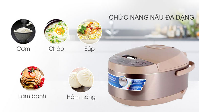 Nồi cơm điện tử Midea MB-FS5016 - Hàng chính hãng