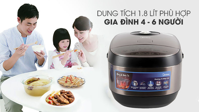 Nồi cơm điện tử Midea MB-FS5022 - Hàng chính hãng