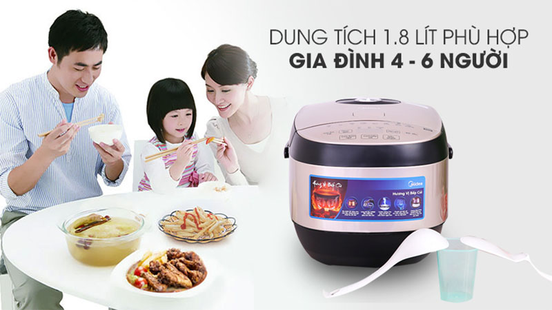 Nồi cơm điện tử Midea MB-FS5023 - Hàng chính hãng