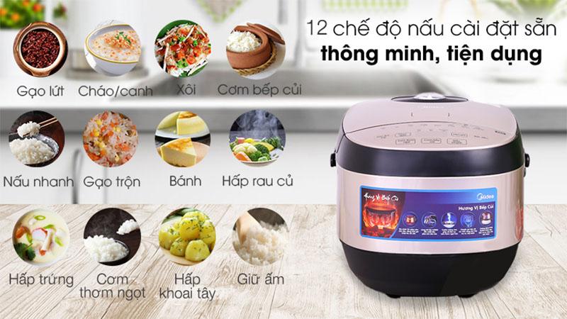 Nồi cơm điện tử Midea MB-FS5023 - Hàng chính hãng
