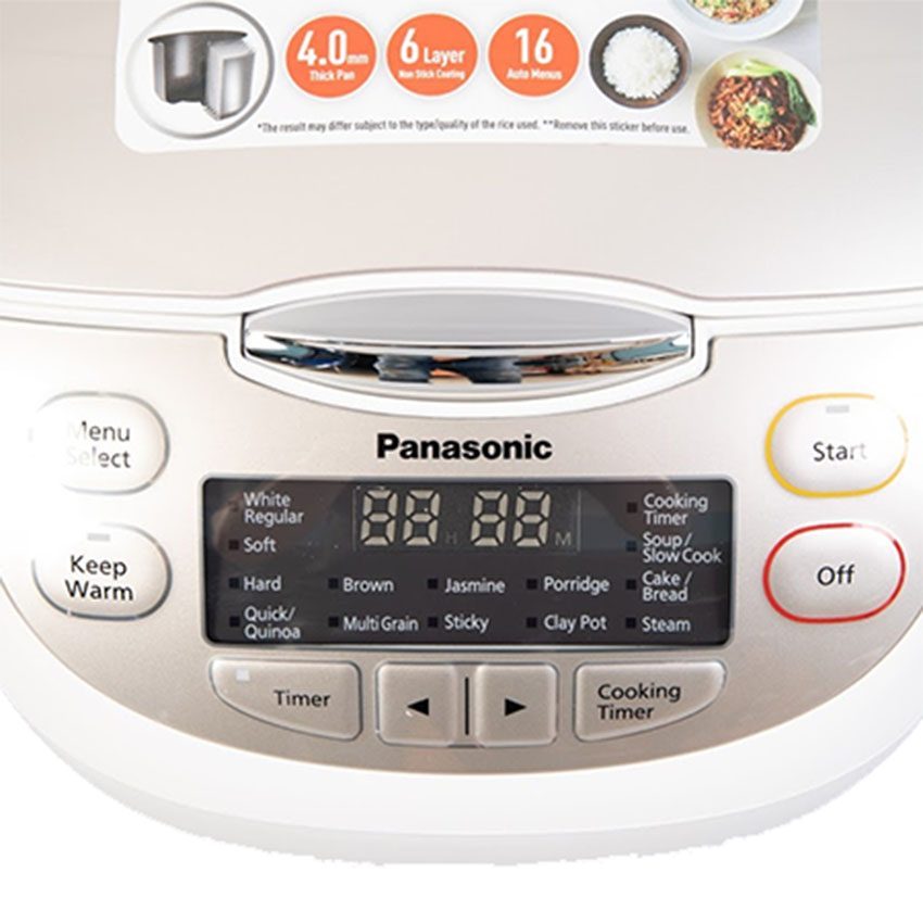 Nồi cơm điện tử Panasonic SR-CP108NRA - Hàng chính hãng