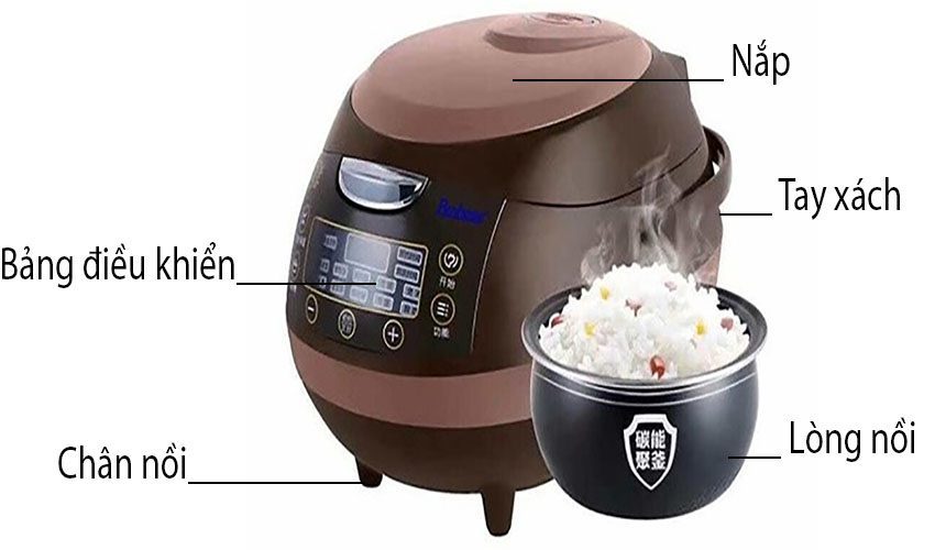 Nồi cơm điện tử Penhose PH-389 - Hàng chính hãng