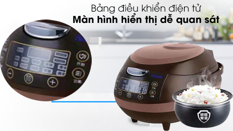 Bảng điều khiển của Nồi cơm điện tử Penhose PH-589