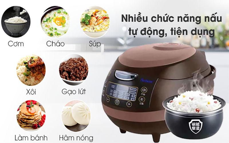 Tính đa năng của Nồi cơm điện tử Penhose PH-589