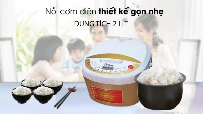 Dung tích của Nồi cơm điện tử Penhose PH-689