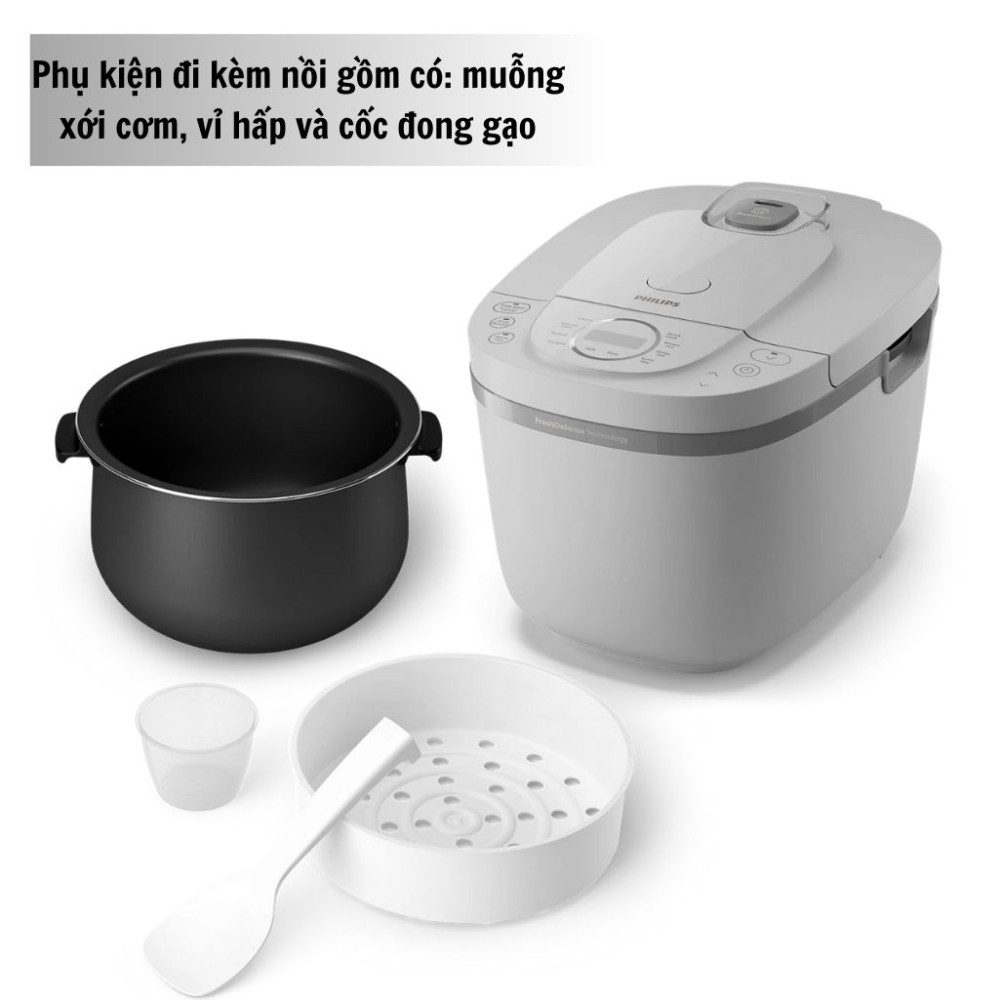 Nồi cơm điện tử Philips 1.8 lít HD4719/32 - Hàng chính hãng