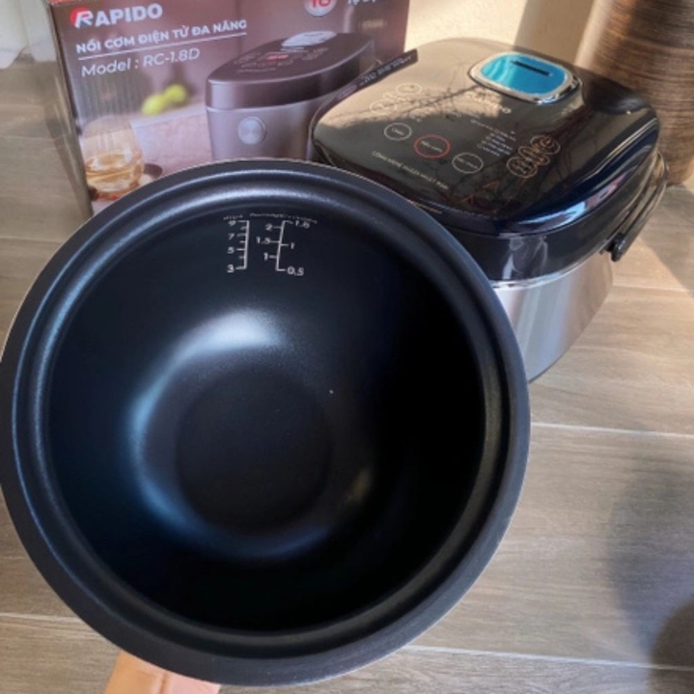 Nồi cơm điện tử Rapido RC-1.8D - Hàng chính hãng