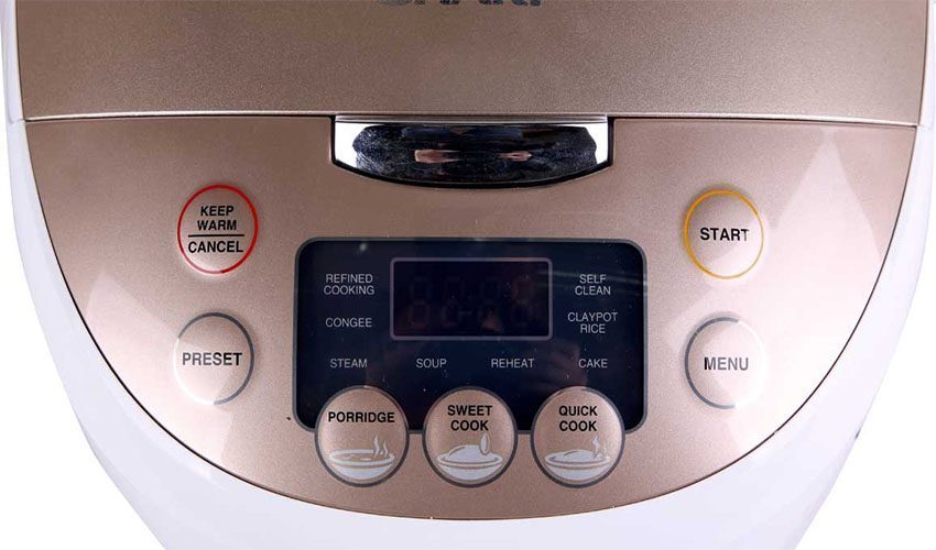 Nồi cơm điện tử Sharp KS-COM181CV-GL - Hàng chính hãng