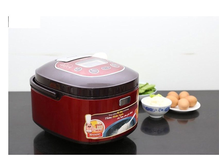 Nồi cơm điện tử Sharp KS-TH18 RD - Hàng chính hãng